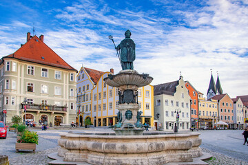  eichstätt, beautiful summer city view, germany architecture