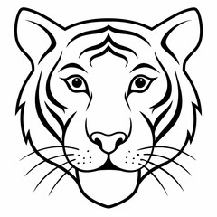 Sticker - head of a tiger