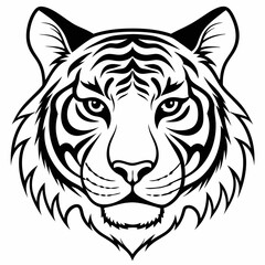 Sticker - head of a tiger