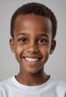 © jarntag - Portrait view of a regular happy smiling Somalia boy, ultra realistic, candid, social media, avatar image, plain solid background