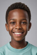 © jarntag - Portrait view of a regular happy smiling Grenada boy, ultra realistic, candid, social media, avatar image, plain solid background