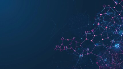 Abstract Digital Network Background