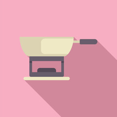 Poster - Empty wok heating on portable gas stove, perfect for asian cuisine and stir frying