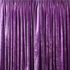 Wall Mural - Purple velvet curtains texture background 