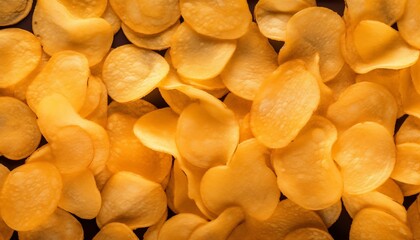 Wall Mural - potato chips close up