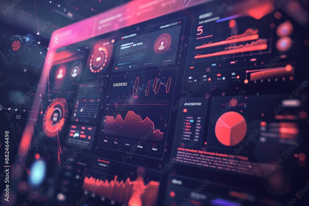 An Interface Prototype With Interactive Elements Showcasing Ux Design