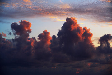 Poster - Beautiful sky after rain before sunrise