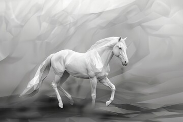 dream of white horse concept