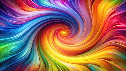 Canvas Print - Vibrant abstract background with swirling colors and shapes, abstract, colorful, backdrop, modern, design, vibrant, art