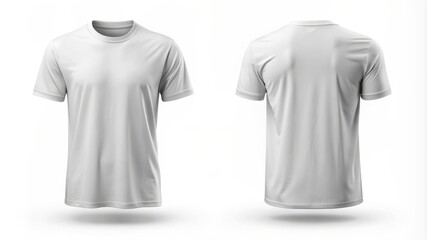 Sticker - The front and back of a white t-shirt