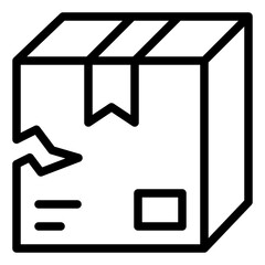 Poster - damage packaging icon