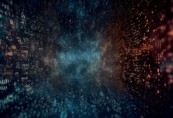 network binary transmission abstract data background stream illustration cloud showing global image coding encryption storage internet code stock computer matrix datum pattern digital signal