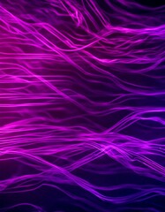 Wall Mural - purple lines neon wallpaper imaginative background ia generative graphic line light design colours