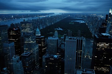 Wall Mural - New york city architecture cityscape outdoors.