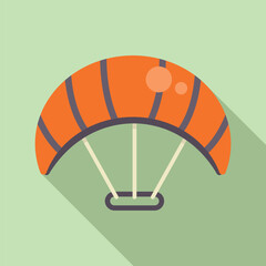 Poster - Paraglider equipment for performing skydiving jumps and paragliding flights