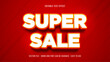 © Mulart Gallery - Super sale editable text effect, cartoon text style