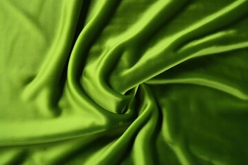 Sticker - Velvet green backgrounds silk.