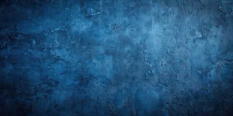 Sticker - Empty dark blue abstract cement wall, abstract, blue, cement, wall, background, texture, empty, blank, space, blank space