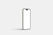 © muhammad - Smartphone mockup side view angle blank
