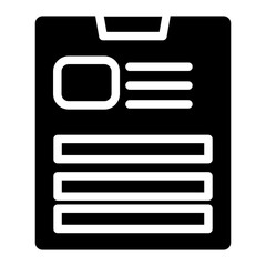 Poster - Online Tablet Training Glyph Icon