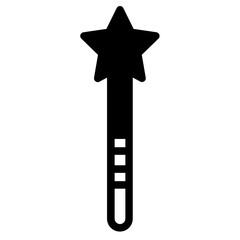 Poster - Design Wand Magic Glyph Icon