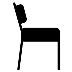 Poster - Armchair Chair Furniture Glyph Icon