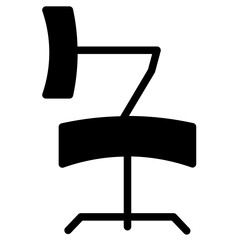 Poster - Armchair Chair Furniture Glyph Icon