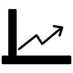 Sticker - Analyst Bar Business Glyph Icon