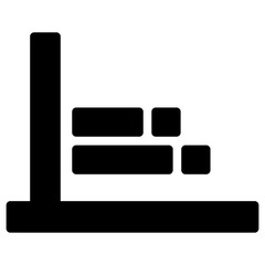 Poster - Bar Business Chart Glyph Icon