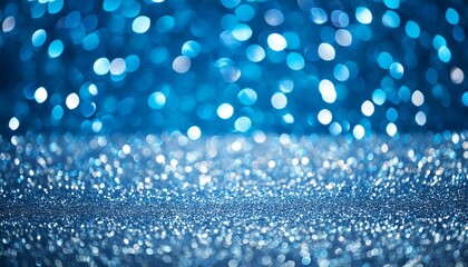 blue glow particle abstract bokeh background