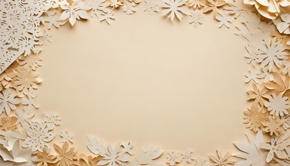 Wall Mural - paper with flowers