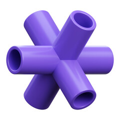 3d render abstract shapes