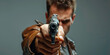 © xartproduction - bang bang gesture. man with gun