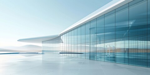 Wall Mural - glass minmalistic architectural forms