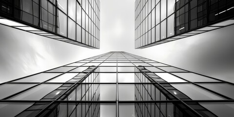 Wall Mural - glass minmalistic architectural forms