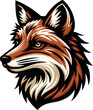 © hasan - fox head vector illustration