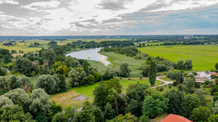 Der Fluss Alte Oder bei Liepe im Brandenburger Land