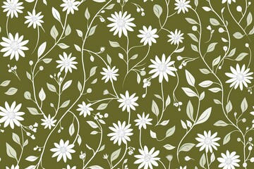 Wall Mural - Floral pattern