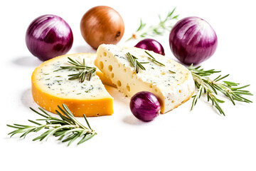 Sticker - Cheese with rosemary and red onions