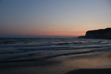 Wall Mural - sunset on the beach