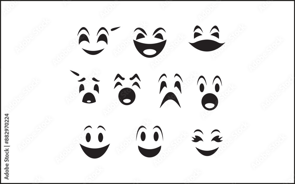 Emoticon Vector Icons Good Morning 🌞🌼☕ Happy Birthday 🎉🎂🎁 Congrats! 🎊🏆👏 ...