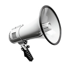 A large white microphone with a black rim