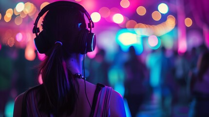 Silent Disco Party with Wireless Headphones