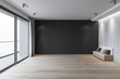© JuanM - Empty room interiors in neutral contrast colors with natural lighting. Real estate investing conceptual image.