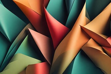 Wall Mural - Abstract colored paper texture background.