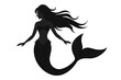 © Trendy CraftSVG  - mermaid silhouette vector, mermaid svg, mermaid icon design