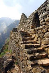 Wall Mural - Discuss the unique experience of trekking the Inca Trail to Machu Picchu in Peru, including the breathtaking views and the rich history along the route