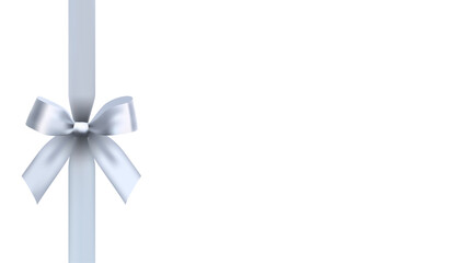 Wall Mural - silver bow vector design material
