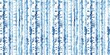 © Nautical - Modern blue white irregular beach stripe border for summer doodle banner design. Coastal mariner background for seaside living style in repeatable edging ribbon trim