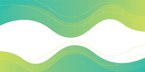 Colorful template banner with gradient color. Design with liquid shape. vector